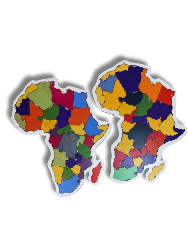 Africa Map  Puzzle Combo x2